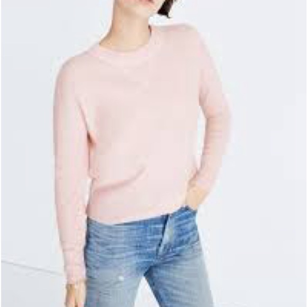 Madewell Blush Crew Neck Sweater
